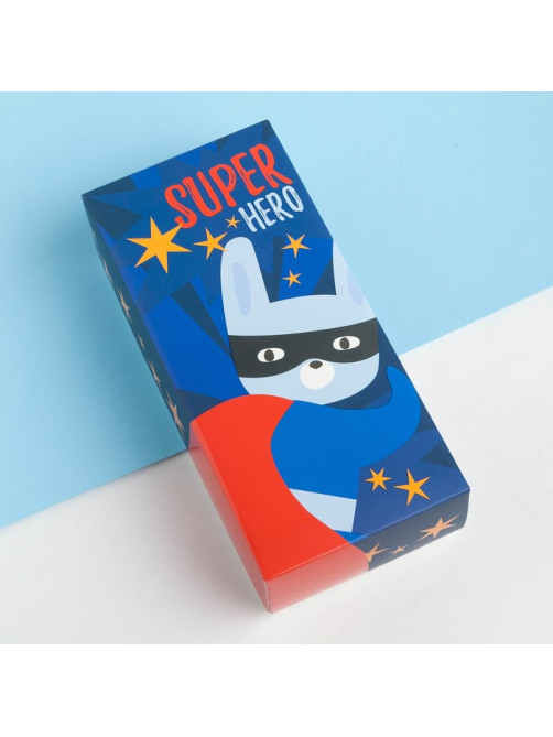 Носки для мальчика KAFTAN: Super hero, набор 5 пар, размер 22-24