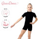 Купальник для гимнастики и танцев Grace Dance, р. 32, чёрный