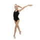 Купальник для гимнастики и танцев Grace Dance, р. 34, чёрный
