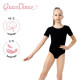 Купальник для гимнастики и танцев Grace Dance, р. 36, чёрный
