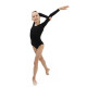 Купальник для гимнастики и танцев Grace Dance, р. 34, чёрный