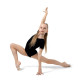 Купальник для гимнастики и танцев Grace Dance, р. 36, чёрный