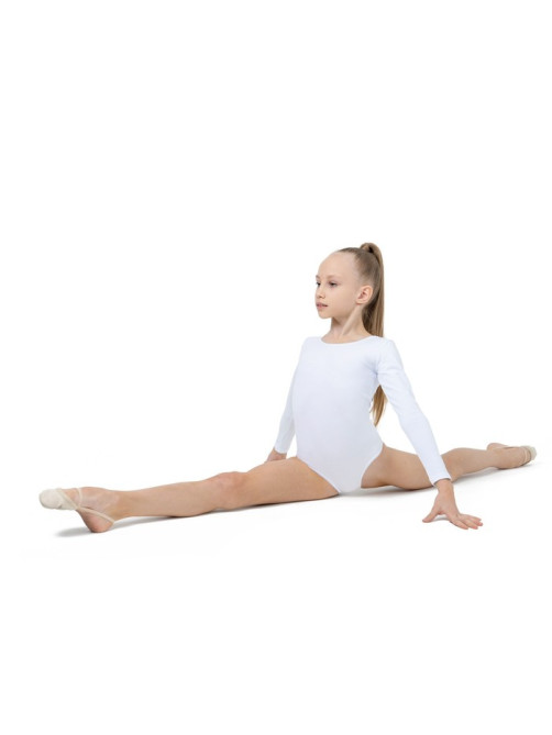 Купальник для гимнастики и танцев Grace Dance, р. 34, белый