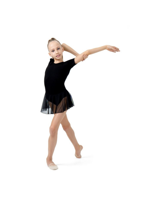 Купальник для гимнастики и танцев Grace Dance, р. 34, чёрный