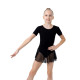 Купальник для гимнастики и танцев Grace Dance, р. 30, чёрный