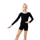 Купальник для гимнастики и танцев Grace Dance, р. 34, чёрный