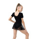 Купальник для гимнастики и танцев Grace Dance, р. 30, чёрный