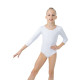 Купальник для гимнастики и танцев Grace Dance, р. 32, белый