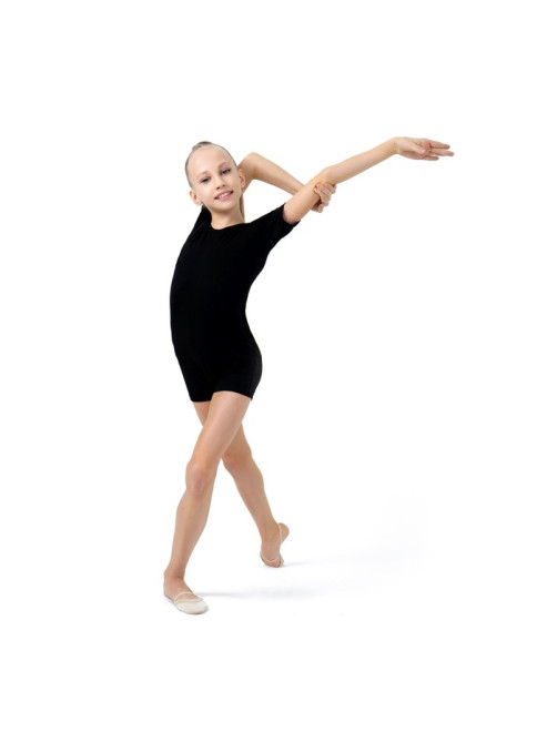 Купальник для гимнастики и танцев Grace Dance, р. 38, чёрный