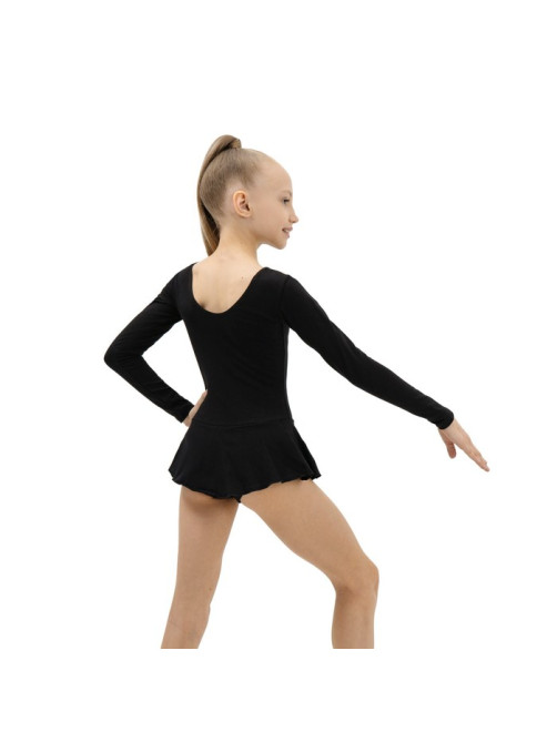 Купальник для гимнастики и танцев Grace Dance, р. 32, чёрный