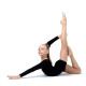 Купальник для гимнастики и танцев Grace Dance, р. 38, чёрный