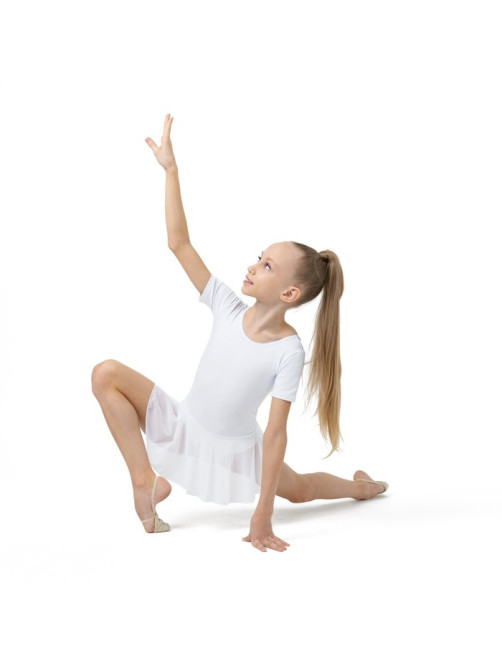 Купальник для гимнастики и танцев Grace Dance, р. 32, белый