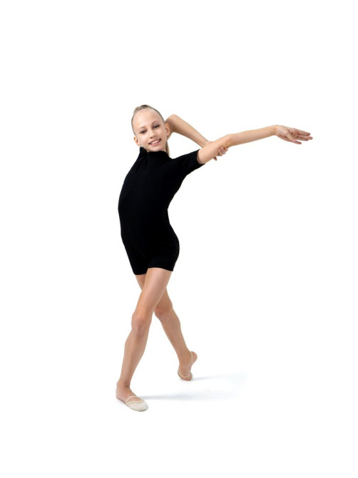 Купальник для гимнастики и танцев Grace Dance, р. 32, чёрный