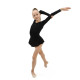 Купальник для гимнастики и танцев Grace Dance, р. 32, чёрный