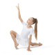 Купальник для гимнастики и танцев Grace Dance, р. 34, белый