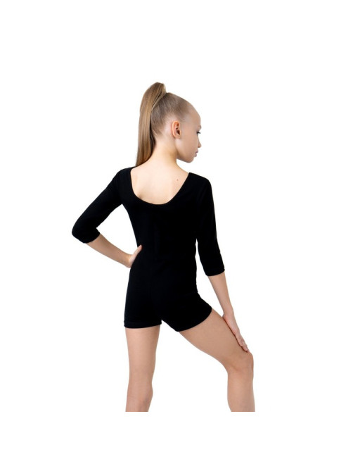 Купальник для гимнастики и танцев Grace Dance, р. 32, чёрный