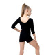 Купальник для гимнастики и танцев Grace Dance, р. 32, чёрный
