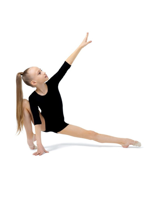 Купальник для гимнастики и танцев Grace Dance, р. 32, чёрный