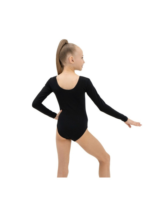 Купальник для гимнастики и танцев Grace Dance, р. 34, чёрный