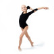 Купальник для гимнастики и танцев Grace Dance, р. 32, чёрный