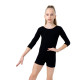 Купальник для гимнастики и танцев Grace Dance, р. 34, чёрный