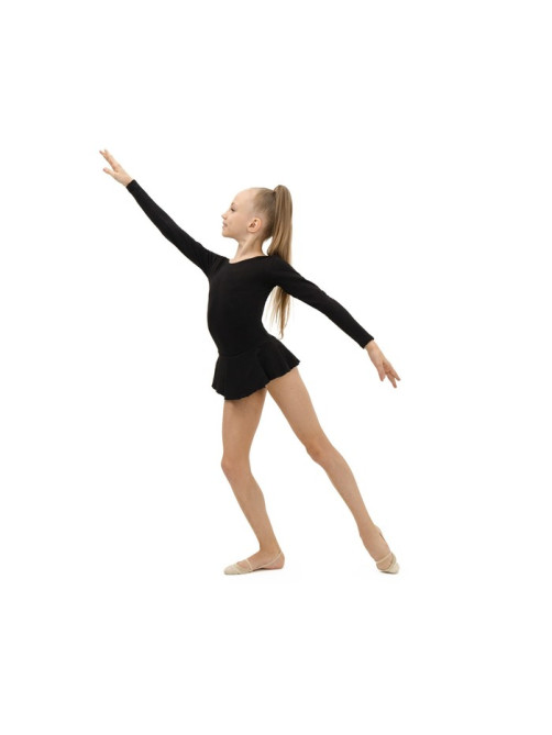 Купальник для гимнастики и танцев Grace Dance, р. 32, чёрный