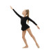 Купальник для гимнастики и танцев Grace Dance, р. 32, чёрный