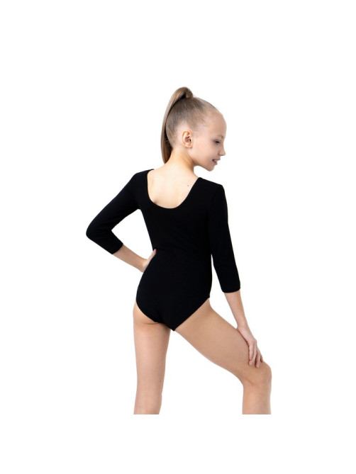 Купальник для гимнастики и танцев Grace Dance, р. 32, чёрный