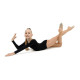 Купальник для гимнастики и танцев Grace Dance, р. 34, чёрный
