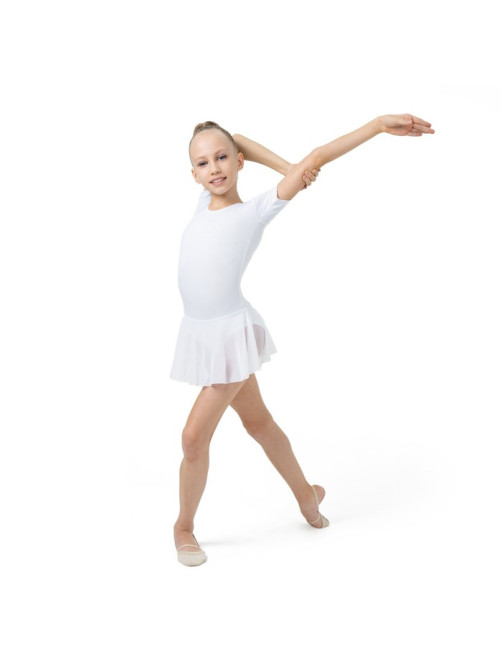 Купальник для гимнастики и танцев Grace Dance, р. 34, белый