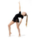 Купальник для гимнастики и танцев Grace Dance, р. 34, чёрный