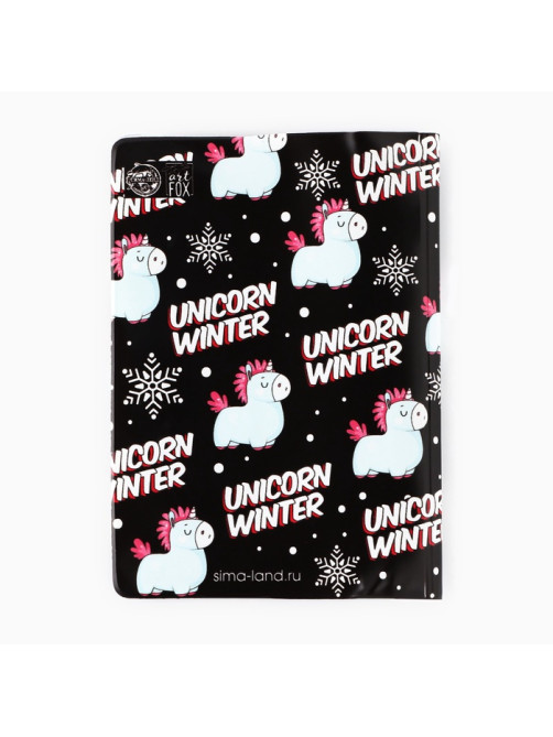Обложка на паспорт Unicorn winter