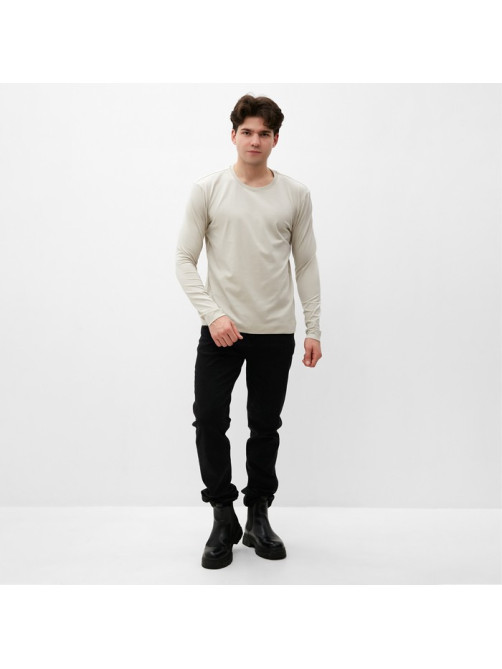 Лонгслив мужской MIST Men's casual размер 56, серо-бежевый