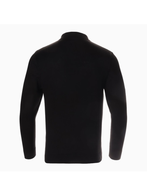 Джемпер поло мужской MINAKU: Knitwear collection, размер 54, чёрный