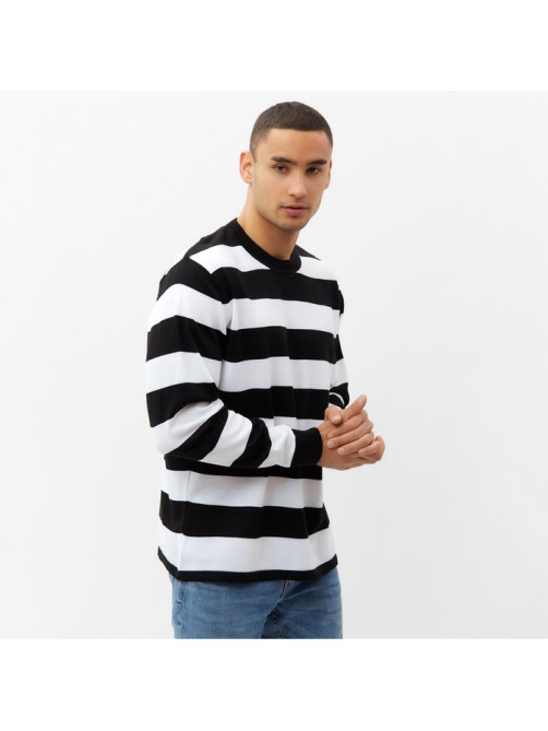 Джемпер мужской MINAKU: Knitwear collection, размер 44, чёрный