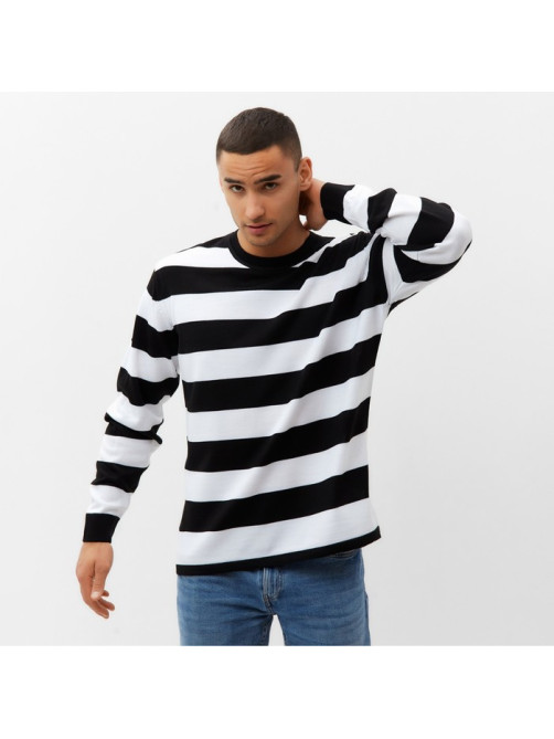 Джемпер мужской MINAKU: Knitwear collection, размер 44, чёрный