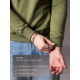 Толстовка мужская с капюшоном MIST Men's casual размер 48, зеленый
