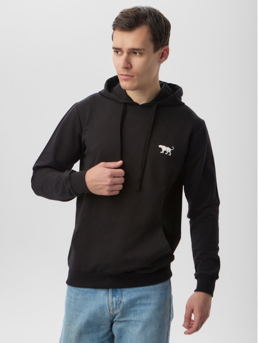Толстовка мужская с капюшоном MIST Men's casual размер 50, черный