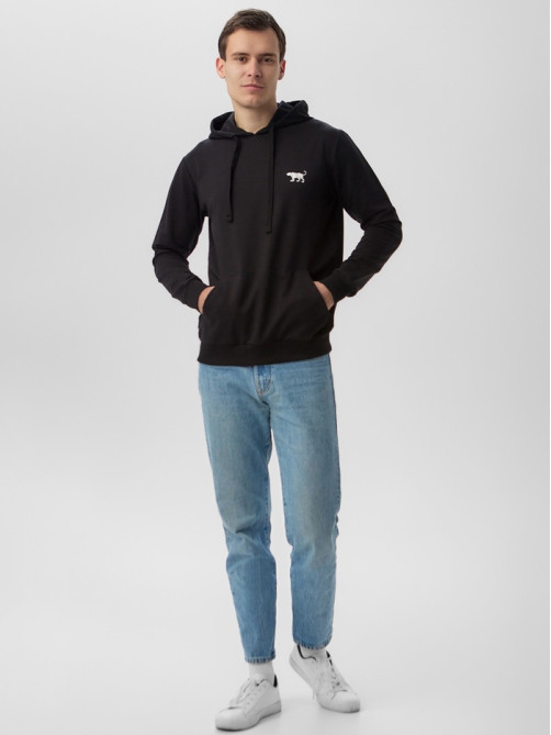 Толстовка мужская с капюшоном MIST Men's casual размер 54, черный