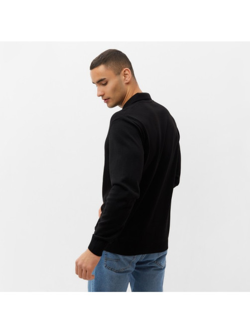 Джемпер поло мужской MINAKU: Knitwear collection, размер 54, чёрный
