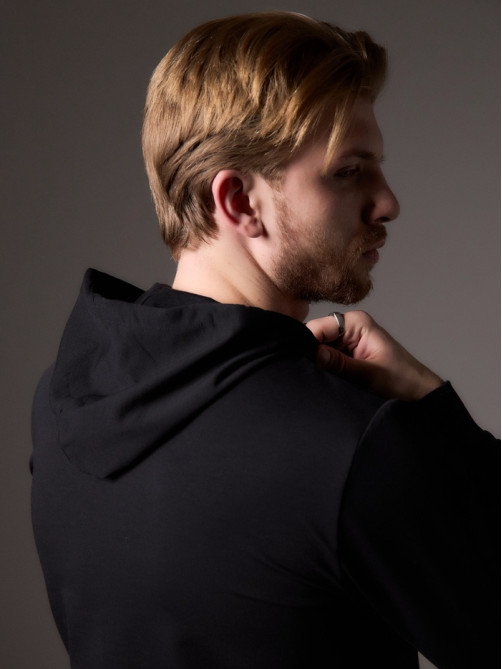 Толстовка мужская с капюшоном MIST Men's casual размер 50, черный