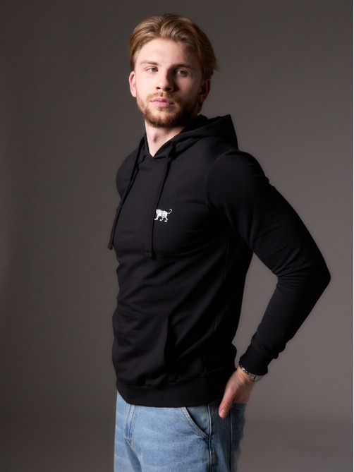 Толстовка мужская с капюшоном MIST Men's casual размер 56, черный