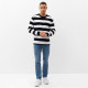 Джемпер мужской MINAKU: Knitwear collection, размер 44, чёрный
