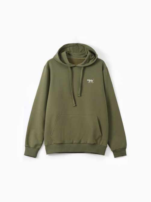 Толстовка мужская с капюшоном MIST Men's casual размер 54, зеленый