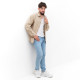 Рубашка мужская MIST oversize размер 52, цвет молочный