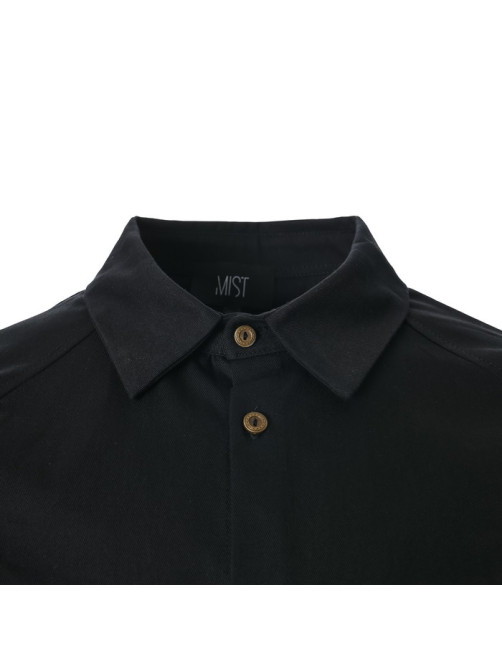 Рубашка мужская MIST oversize размер 54, чёрная