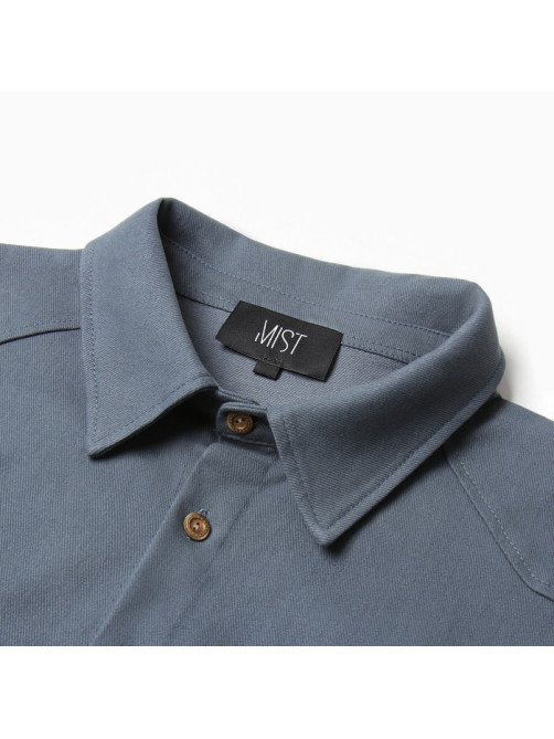 Рубашка мужская MIST oversize размер 54, цвет графитовый