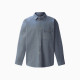 Рубашка мужская MIST oversize размер 50, цвет графитовый