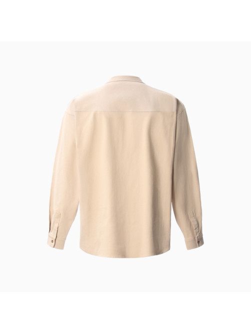 Рубашка мужская MIST oversize размер 52, цвет молочный