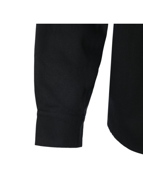 Рубашка мужская MIST oversize, размер 48, чёрная